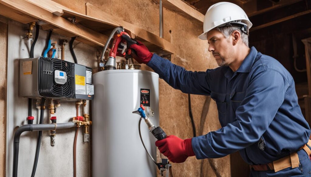 water heater installation